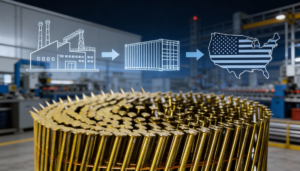 wire collated coil nails industrial fastening